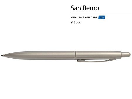 Ручка металлическая шариковая «San Remo»
