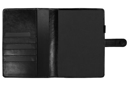 Набор подарочный Solution Prestige Quadro (Блокнот Flexy Forest Urban Latte в суперобложке Country Leather Sky, обложка для автодокументов Leather Sun, нож складной Tools Impression)