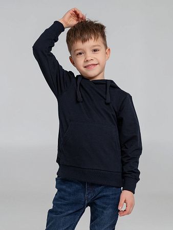 Худи детское Kirenga Kids 2.0, темно-синее, размер 8 лет (118-128 см)