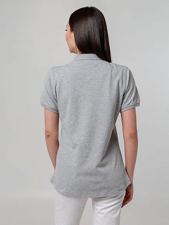 Рубашка поло женская Virma Stretch Lady, серый меланж, размер S