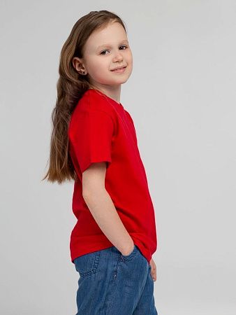 Футболка детская Regent Kids 150, красная, размер 8 лет (118-128 см)