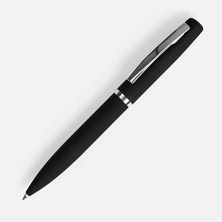 Ручка шариковая Bolt Soft Touch, черная
