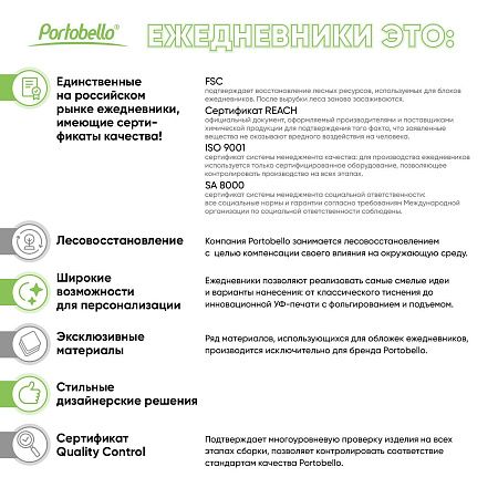 Ежедневник Ривер Сайд (River side) недатированный, лазурный/синий  (без упаковки, без стикера)