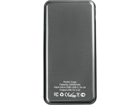 Внешний аккумулятор «Forge» v.2 , 10000 mAh