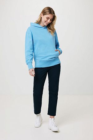 Худи Iqoniq Yoho из переработанного хлопка, свободный крой, унисекс, 340 г/м²
