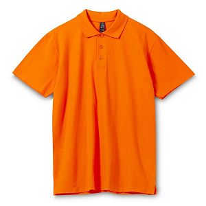 Рубашка поло мужская Spring 210, серый меланж под нанесение