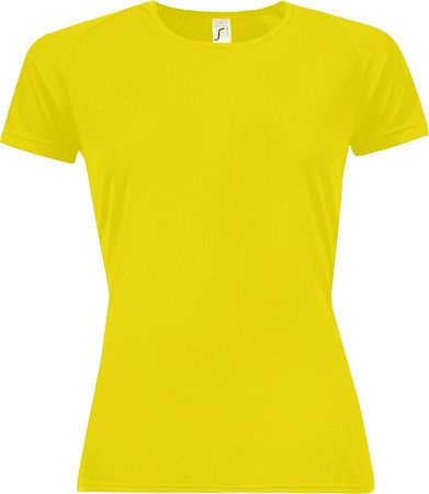 Футболка женская Sporty Women 140, желтый неон, размер XL