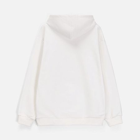 Худи унисекс оверсайз Songo, молочно-белое, размер 3XL/4XL