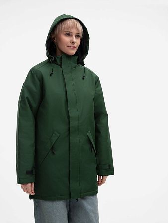 Куртка на стеганой подкладке Robyn, темно-зеленая, размер XL