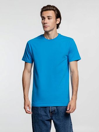 Футболка унисекс T-Bolka 160, бирюзовая, размер 5XL