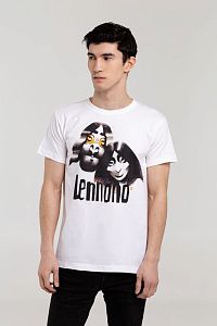 Футболка «Меламед. John Lennon, Yoko Ono», белая под нанесение