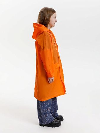 Дождевик детский RainDrop Kids, оранжевый, размер 12 лет (142-152 см)