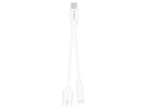 Переходник Type-C Adapter 3.5C, цвет: белый