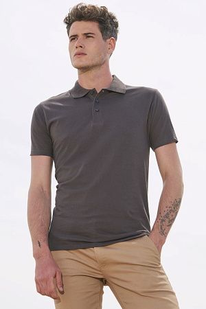 Рубашка поло мужская Prescott Men 170, белая, размер S