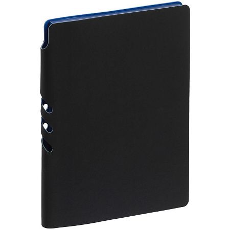 Ежедневник Flexpen Black, недатированный, черный с бирюзовым