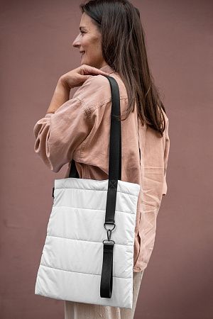 Шоппер Superbag Bubble, стёганый, с магнитной кнопкой