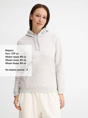 Толстовка женская Spencer Women, светло-серый меланж, размер XS