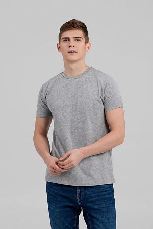 Футболка унисекс T-bolka 160 Original, серый меланж, размер S