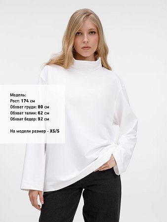 Лонгслив Morfiss, белый, размер XS/S