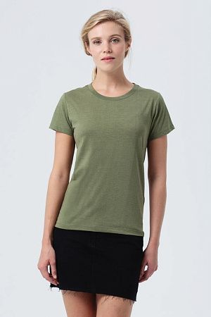 Футболка женская Regent Fit Women, меланж хаки, размер XXL