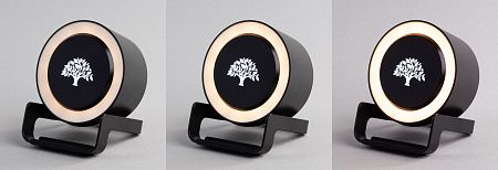 Bluetooth колонка-подставка "Smart Loud" с беспроводным (10W) зарядным устройством, лампой и подсветкой логотипа