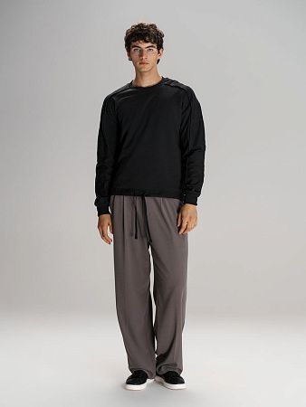 Свитшот унисекс Vozduh, черный, размер XL/2XL