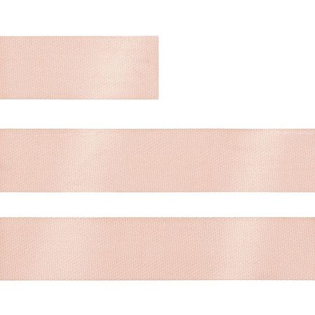 Лента сатиновая Satin 20 S, светло-бежевая, 20 см