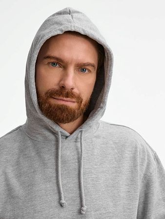 Худи унисекс Condor, серый меланж, размер L
