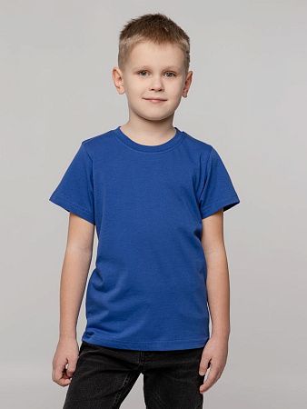 Футболка детская T-Bolka Kids, ярко-синяя, размер 10 лет (130-140 см)