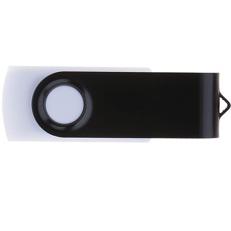 Флешка TWIST WHITE COLOR Белая с черным 4015.08.64ГБ