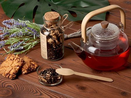 Чай черный с соком имбиря и клюквой, мини