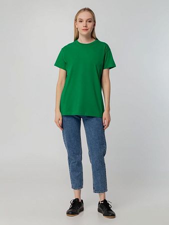 Футболка унисекс T-bolka 140, темно-зеленая, размер 4XL
