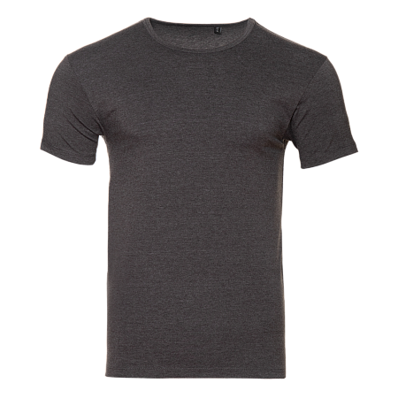Футболка мужская STAN хлопок/эластан 180, 37, Тёмный меланж,  (60/1)  (44/XS)