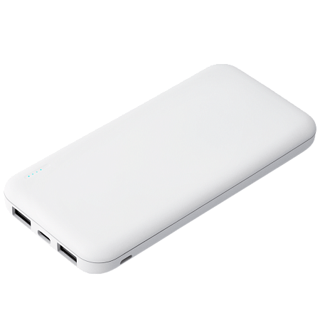 Внешний аккумулятор с подсветкой Люче (Luce) 10000 mAh, белый