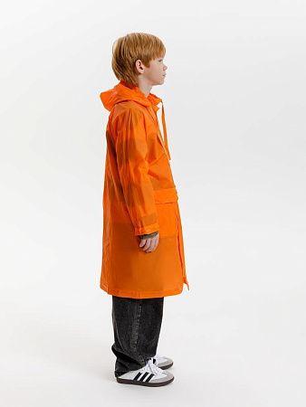 Дождевик детский RainDrop Kids, оранжевый, размер 12 лет (142-152 см)