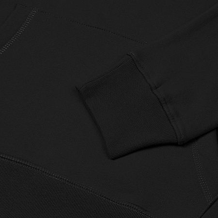 Толстовка с капюшоном унисекс Hoodie, черная, размер 4XL