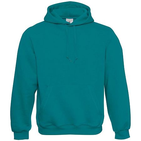 Толстовка Hooded, темно-бирюзовая, размер XXS