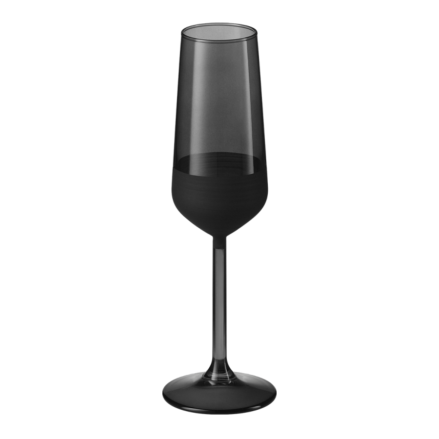 Бокал для шампанского Блэк Эдишн (Black Edition), черный