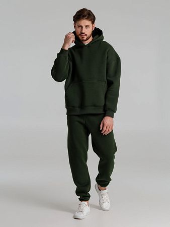 Худи Kulonga Oversize, темно-зеленый (хаки), размер XS/S