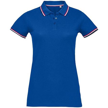 Рубашка поло женская Prestige Women, ярко-синяя, размер XL