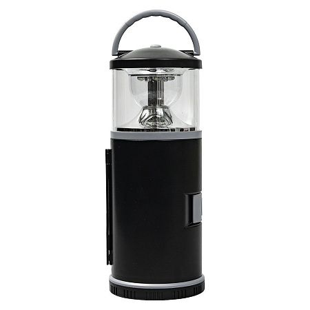 Набор инструментов Tools lantern cо встроенной лампой , 15 инструментов,  черный, в пластиковом футляре