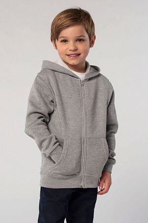 Толстовка детская Stone Kids, серый меланж, размер 10 лет (130-140 см)