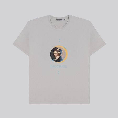 Футболка унисекс Крис (Kris), 150 гр., светло-серая, размер L