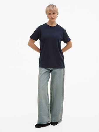Футболка унисекс Regent 150, темно-синяя (navy), размер XXL