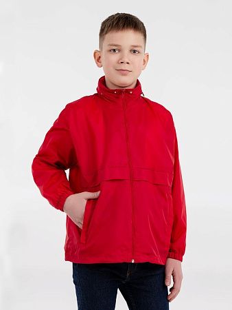 Ветровка детская Surf Kids 210, красная, размер 6 лет (106-116 см)