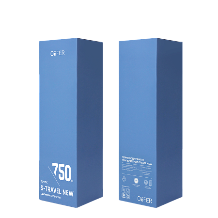Термос S-travel New софт-тач с датчиком температуры 750 мл