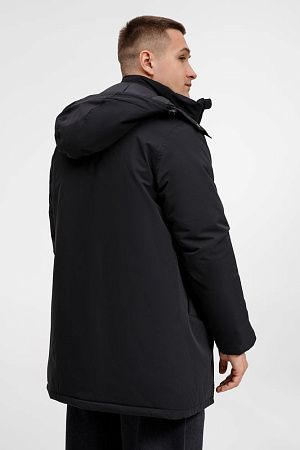 Куртка-парка унисекс Sfera, черная, размер M