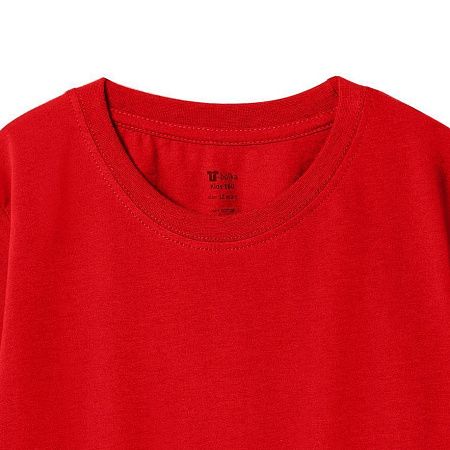 Футболка детская T-Bolka Kids, красная, размер 10 лет (130-140 см)