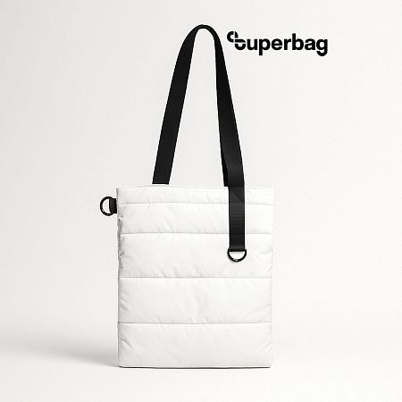 Шоппер Superbag Bubble, стёганый, с магнитной кнопкой