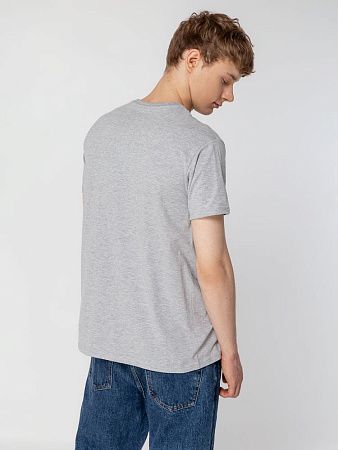 Футболка унисекс T-Bolka 160, серый меланж, размер 6XL